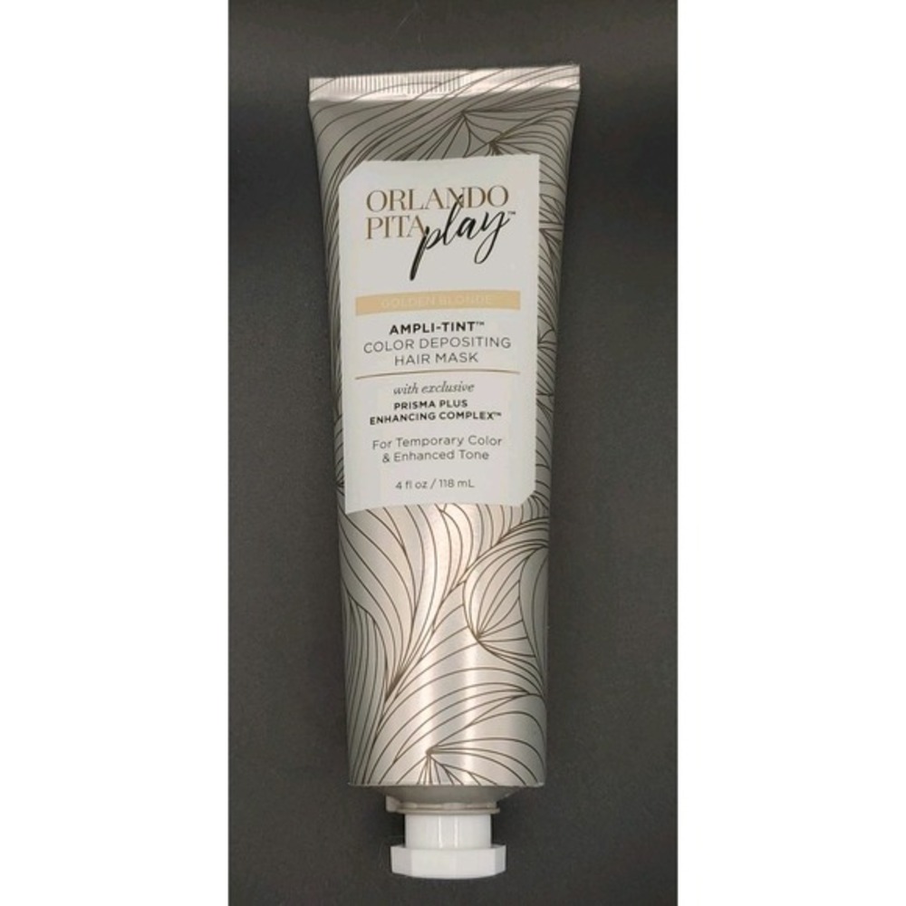 ORLANDO PITA PLAY Ampli-Tint Color Depositing Hair Mask‎ GOLDEN BLONDE 4 oz